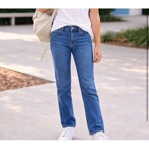 Abercrombie Kids Jeans Girls 9/10  Blue Denim Straight Leg   NWT